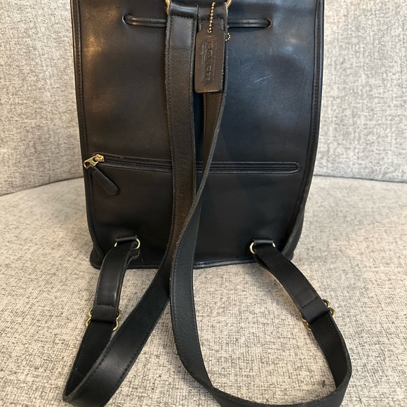Vintage black Coach backpack main image 10